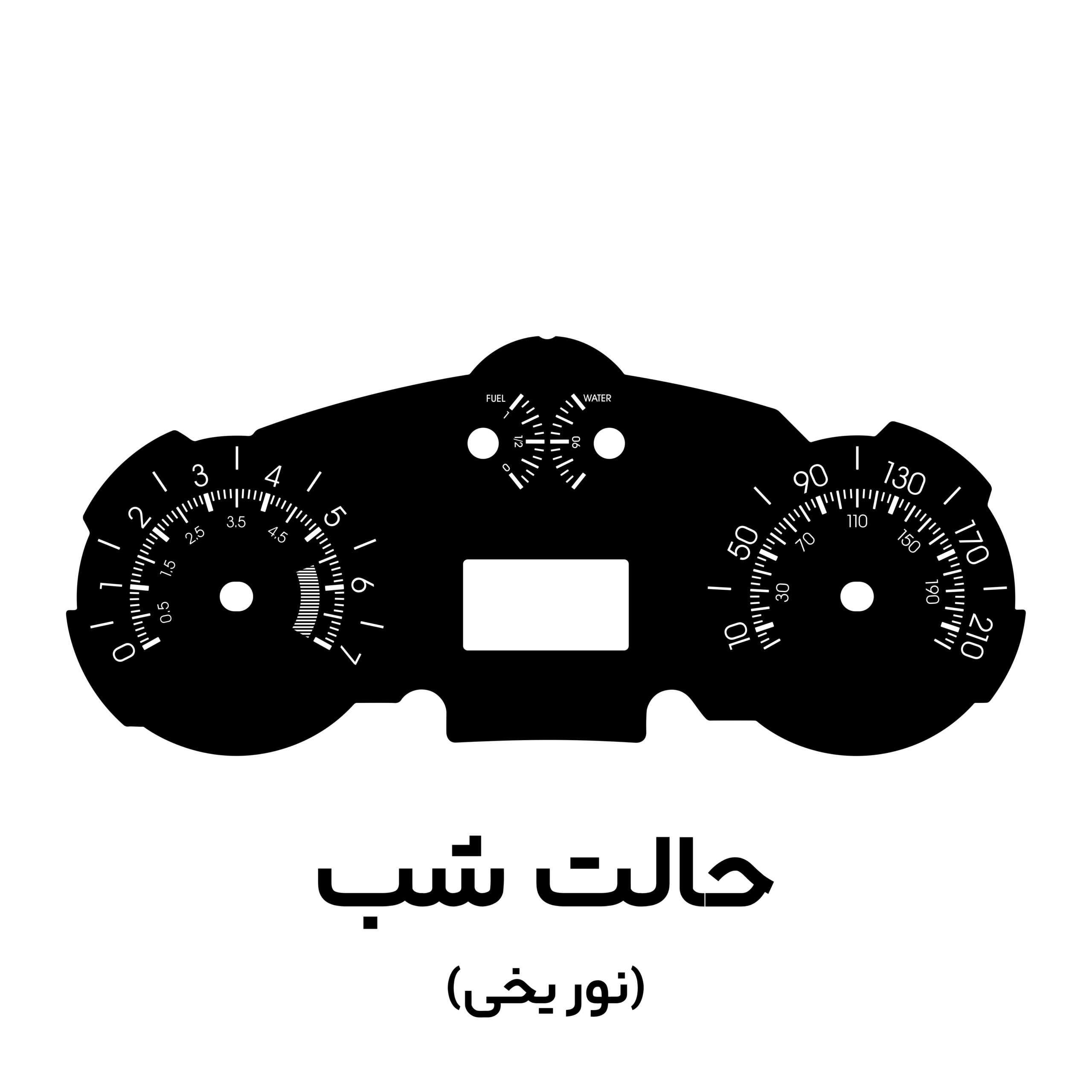 صفحه کیلومتر طرح MONO