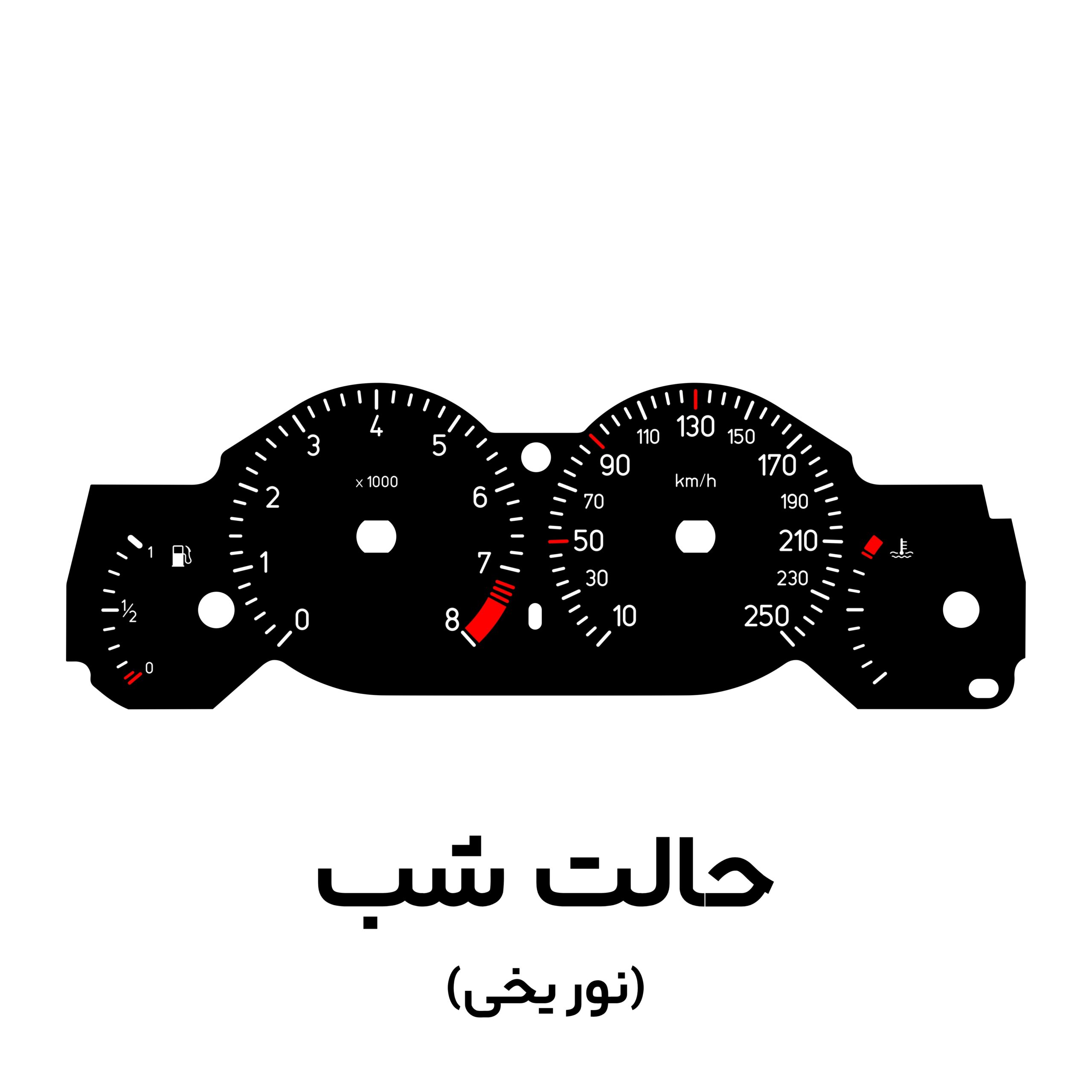 صفحه کیلومتر اورجینال 250KM
