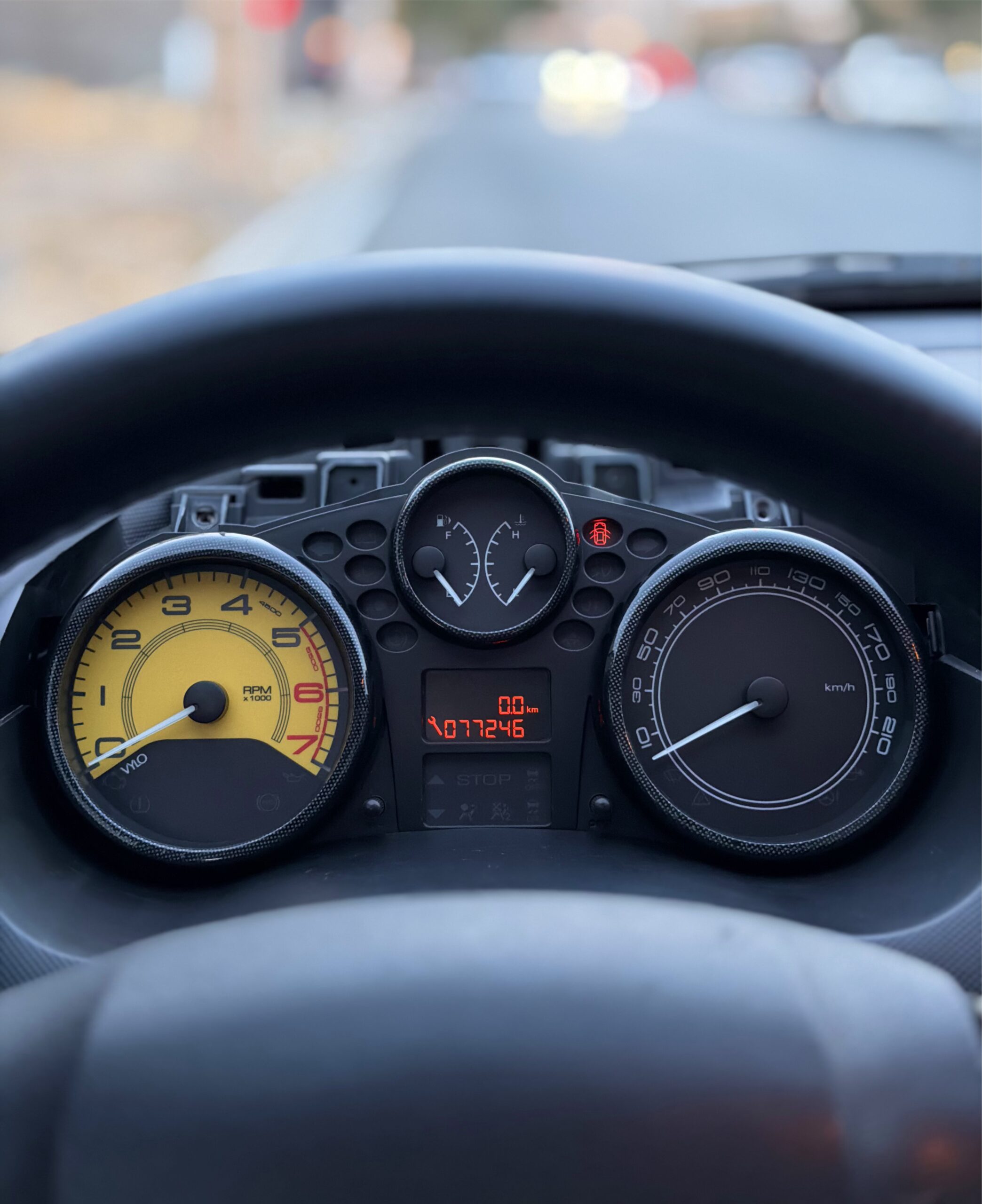 صفحه کیلومتر طرح Rally Sport